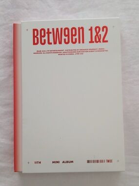 TWICE Between 1&2 Mini Album K-Pop (Photocards Included)